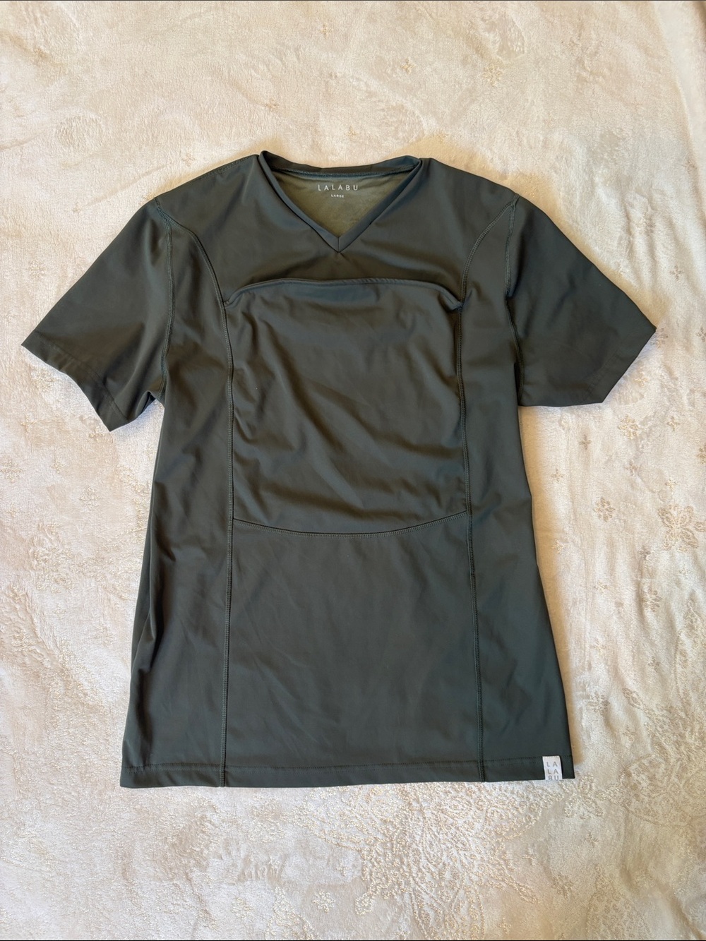Lalabu Dad Carrier Shirt - Olive Green (Size Large)